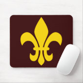 Tapis De Souris Fleur de Lis (Avec souris)