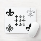 Tapis De Souris fleur de lis (Avec souris)