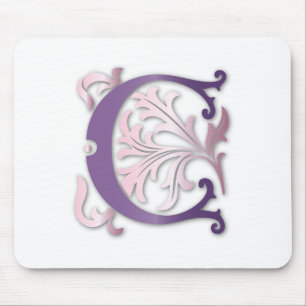 Tapis De Souris Fleur de lis C Monogramme