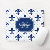 Tapis De Souris Fleur de lis Motif (Avec souris)