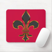 Tapis De Souris Fleur-De-lis Mousepad (Avec souris)
