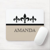 Tapis De Souris Fleur De Lis Mousepad (Avec souris)