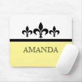 Tapis De Souris Fleur De Lis Mousepad (Avec souris)