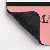 Tapis De Souris Fleur De Lis Mousepad rose (Coin)