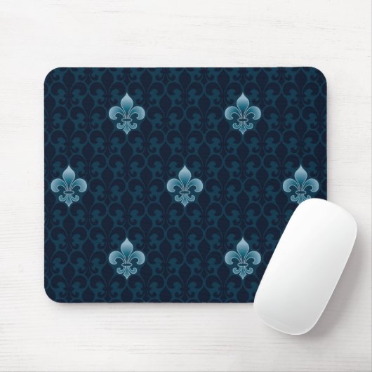 Tapis De Souris Fleur De Lis Pattern (Avec souris)