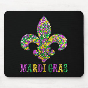 Tapis De Souris Fleur de lis symbole de Mardi Gras Louisiane La No