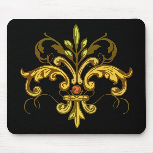 Tapis De Souris Fleur de lis Xmas (Devant)