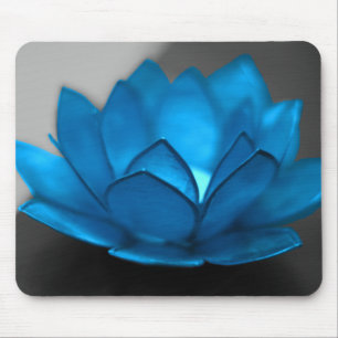 Tapis De Souris Fleur de Lotus bleu