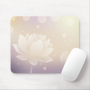 Tapis de souris fleur de lotus élégant