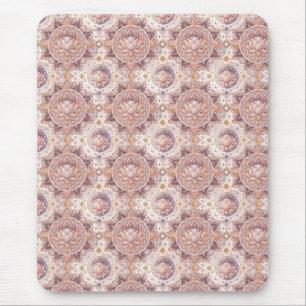Tapis De Souris Fleur de lotus spirituelle - Motif de mandala flor