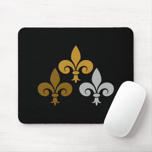 Tapis de souris Fleur de Lys (Avec souris)