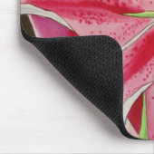 Tapis De Souris Fleur de lys rose Stargazer (Coin)