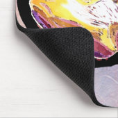 Tapis De Souris Fleur de magnolia découpée par main (Coin)