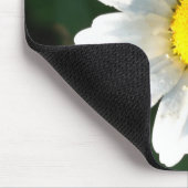 Tapis de souris fleur de marguerite blanche (Coin)