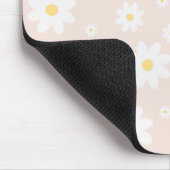 Tapis De Souris Fleur de marguerite blanche classique (Coin)