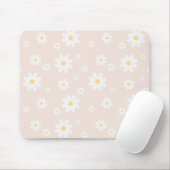 Tapis De Souris Fleur de marguerite blanche classique (Avec souris)