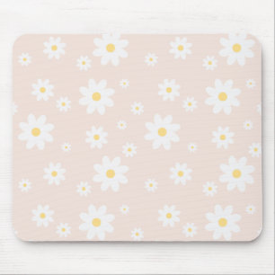 Tapis De Souris Fleur de marguerite blanche classique