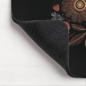 Tapis De Souris Fleur de message caché subtil anti Trump bohème fl (Coin)