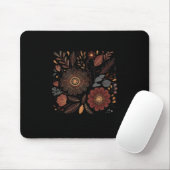 Tapis De Souris Fleur de message caché subtil anti Trump bohème fl (Avec souris)