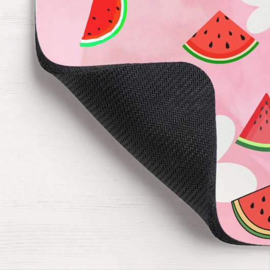 Tapis De Souris Fleur de pastèque - Fun Summer Floral Patch" (Coin)