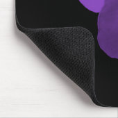 Tapis de souris fleur de pensée violette (Coin)
