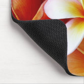Tapis De Souris Fleur de Plumeria mixte jaune rose (Coin)