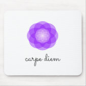Tapis De Souris Fleur de pourpre de Carpe Diem (Devant)