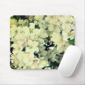 Tapis De Souris Fleur de printemps blanc (Avec souris)