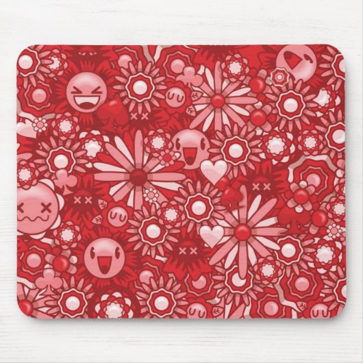 Tapis De Souris Fleur de puissance de Clooci (Devant)
