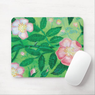 Tapis De Souris Fleur de Rosa Canina Rose sauvage