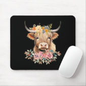 Tapis De Souris Fleur de vache bébé mignonne Noël (Avec souris)