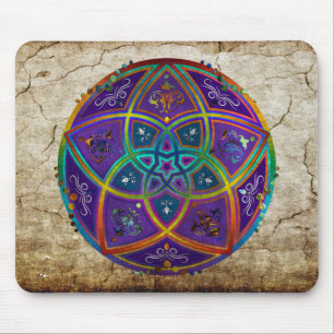 Tapis De Souris Fleur de Vénus de lila antique oriental de fineAR