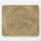 Tapis De Souris Fleur de vie - soleil - motif continu 4 (Devant)