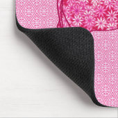 Tapis De Souris Fleur d'éléphant - rose fuchsia (Coin)