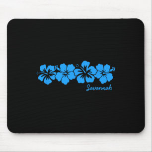 Tapis De Souris Fleur d'Hibiscus de Savannah Géorgie Femmes Souven