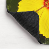 Tapis De Souris Fleur d'Hibiscus jaune (Coin)