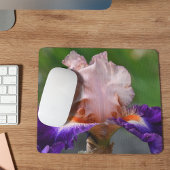 Tapis De Souris Fleur d'Iris rose et pourpre