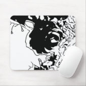 Tapis De Souris Fleur Doodle (Avec souris)