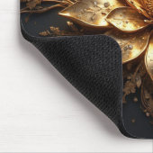 Tapis De Souris Fleur d'Or Luxueuse (Coin)