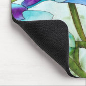 Tapis De Souris Fleur d'orchidée de Singapour violette, art à l'aq (Coin)