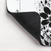Tapis De Souris Fleur éclatée d'encre (Coin)