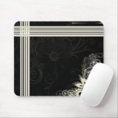 Tapis De Souris Fleur élégante Mousepad (Avec souris)