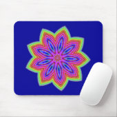 Tapis De Souris Fleur étoile funky (Avec souris)