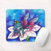 Tapis De Souris Fleur féerique d'imaginaire de Vera (Avec souris)