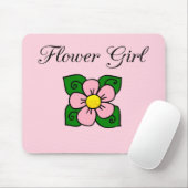 Tapis De Souris Fleur fille (Avec souris)