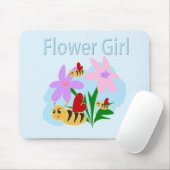 Tapis De Souris Fleur fille (Avec souris)