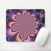 Tapis De Souris Fleur - Fractal Mousepad (Avec souris)