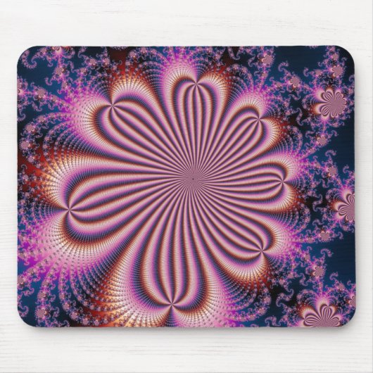 Tapis De Souris Fleur - Fractal Mousepad (Devant)