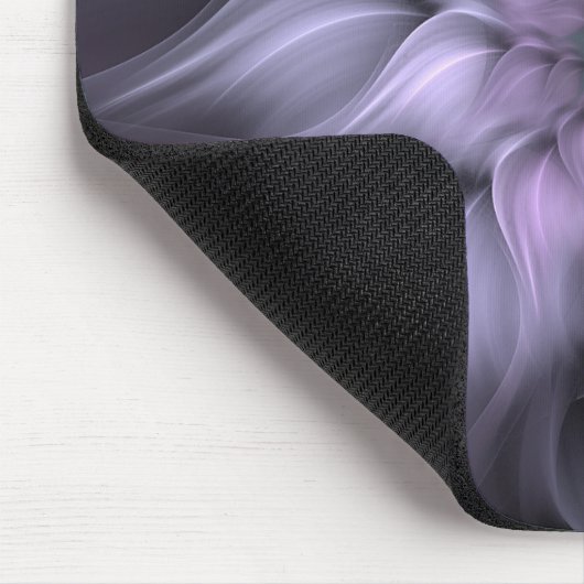 Tapis De Souris Fleur fractale violette (Coin)