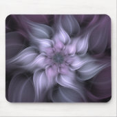 Tapis De Souris Fleur fractale violette (Devant)